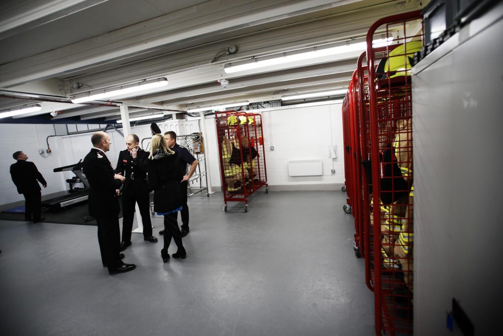 fire station lockers